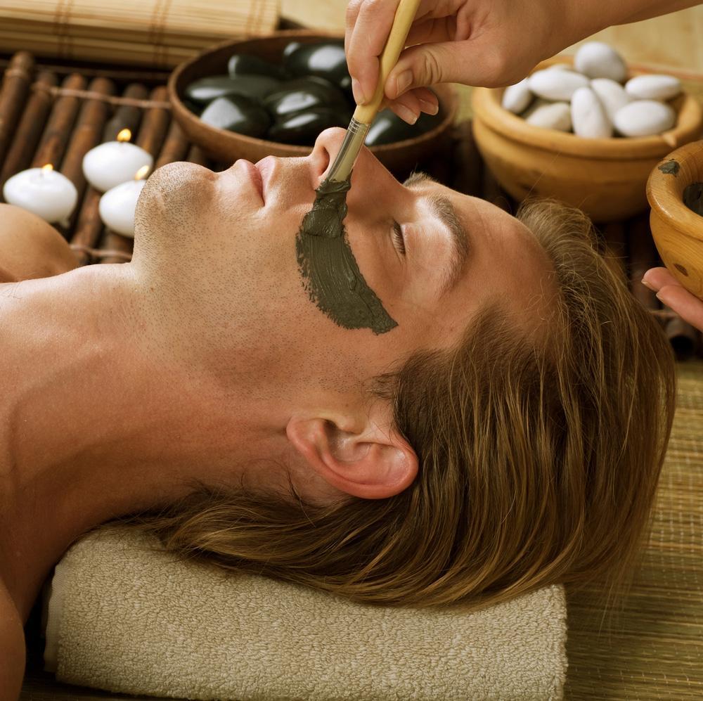 example of men's facial treatments