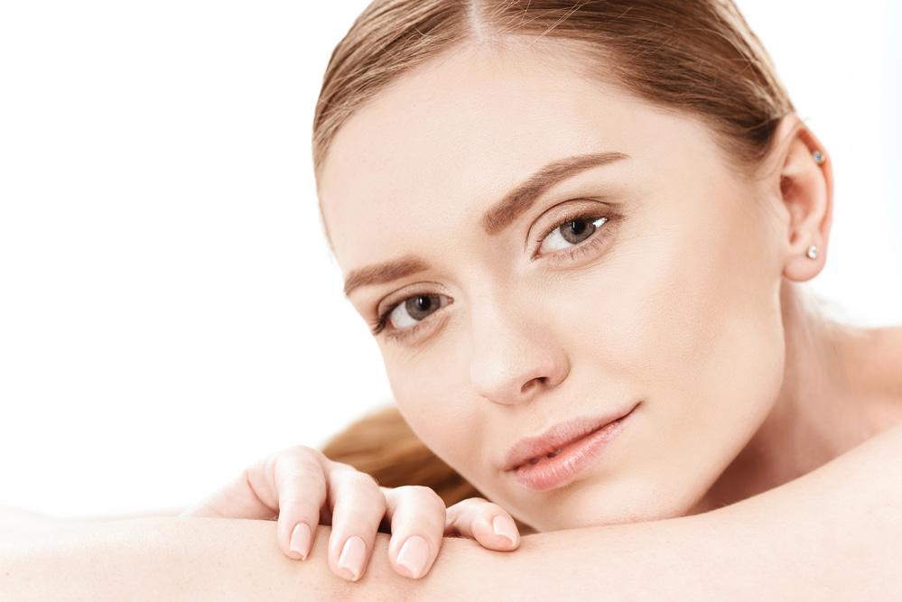 woman without sallow skin