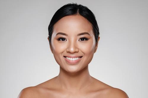 woman with youthful skin