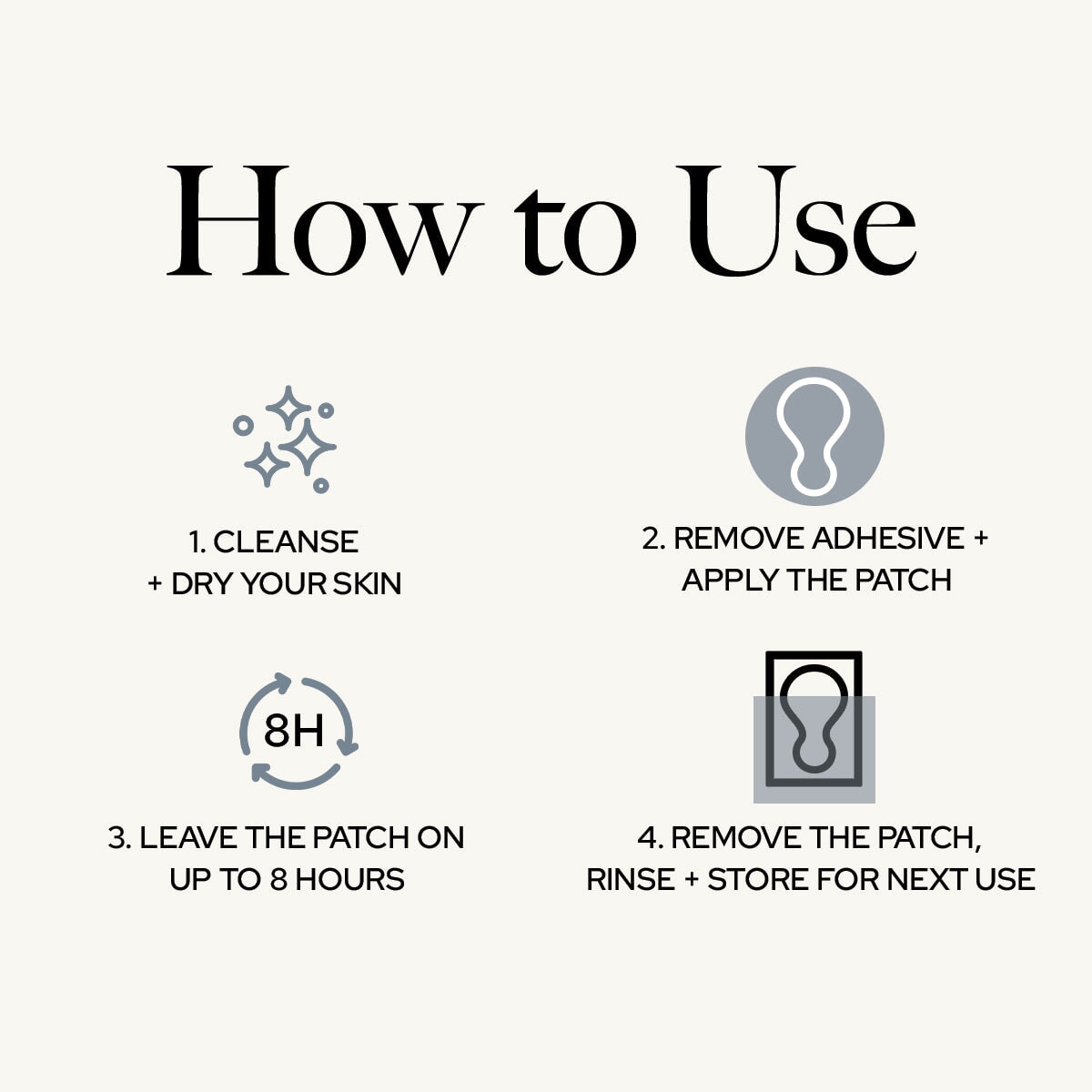 how to use silicone patches