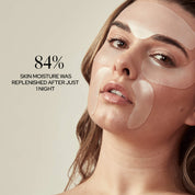 woman wearing wrinkle patches