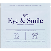 SIO Beauty Eye & Smile reusable silicone patches for wrinkle reduction around eyes and mouth. Needle-free, medical-grade, hypoallergenic.