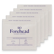 SIO Beauty Forehead Hydroseal™ silicone patches for wrinkle smoothing. Reusable, non-toxic, hypoallergenic.