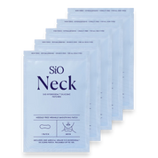 SIO Beauty Neck Hydroseal silicone patches for wrinkle smoothing and hydration. Reusable medical-grade silicone.