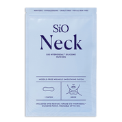 SIO Beauty Neck Hydroseal silicone patches for wrinkle smoothing. Reusable, medical-grade silicone.