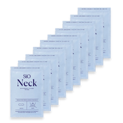 SIO Beauty Neck Hydroseal silicone patches for wrinkle smoothing. Reusable medical-grade silicone treatment for neck wrinkles.